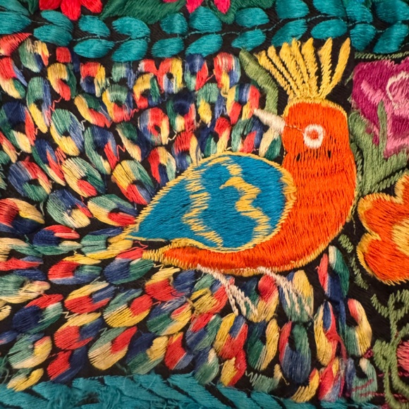 Stunning vibrant vintage Mexican huitpil , freeish size - Picture 4 of 7